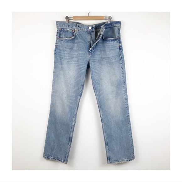 Zara The Truth Slim Jeans in Sky Blue Size 14 - Picture 8 of 14